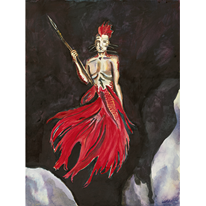 Fantasy Art Painting titled Merfolk.  Click on the image to see a full frame image and a more extensive description