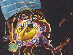 Fantasy Art Painting titled Click on the image to see a full frame image and a more extensive description