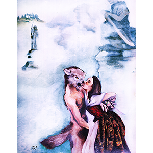 Fantasy Art Painting titled Silver Dagger.  Click on the image to see a full frame image and a more extensive description