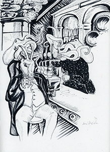 Fantasy Art Illustration titled Le Bon Boch.  Click on the image to see a full frame image and a more extensive description