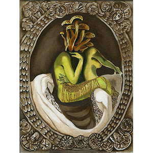 Fantasy Art Painting titled Duet.  Click on the image to see a full frame image and a more extensive description