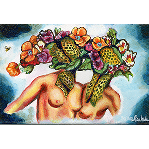 Fantasy Art Painting titled Something Sweet.  Click on the image to see a full frame image and a more extensive description