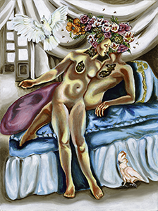 Fantasy Art Painting titled Something Sweet 2.   Click on the image to see a full frame image and a more extensive description