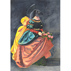 Fantasy Art Painting titled Lucy   Click on the image to see a full frame image and a more extensive description