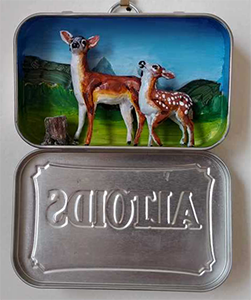 Altoid Box Sculpture of a Deer